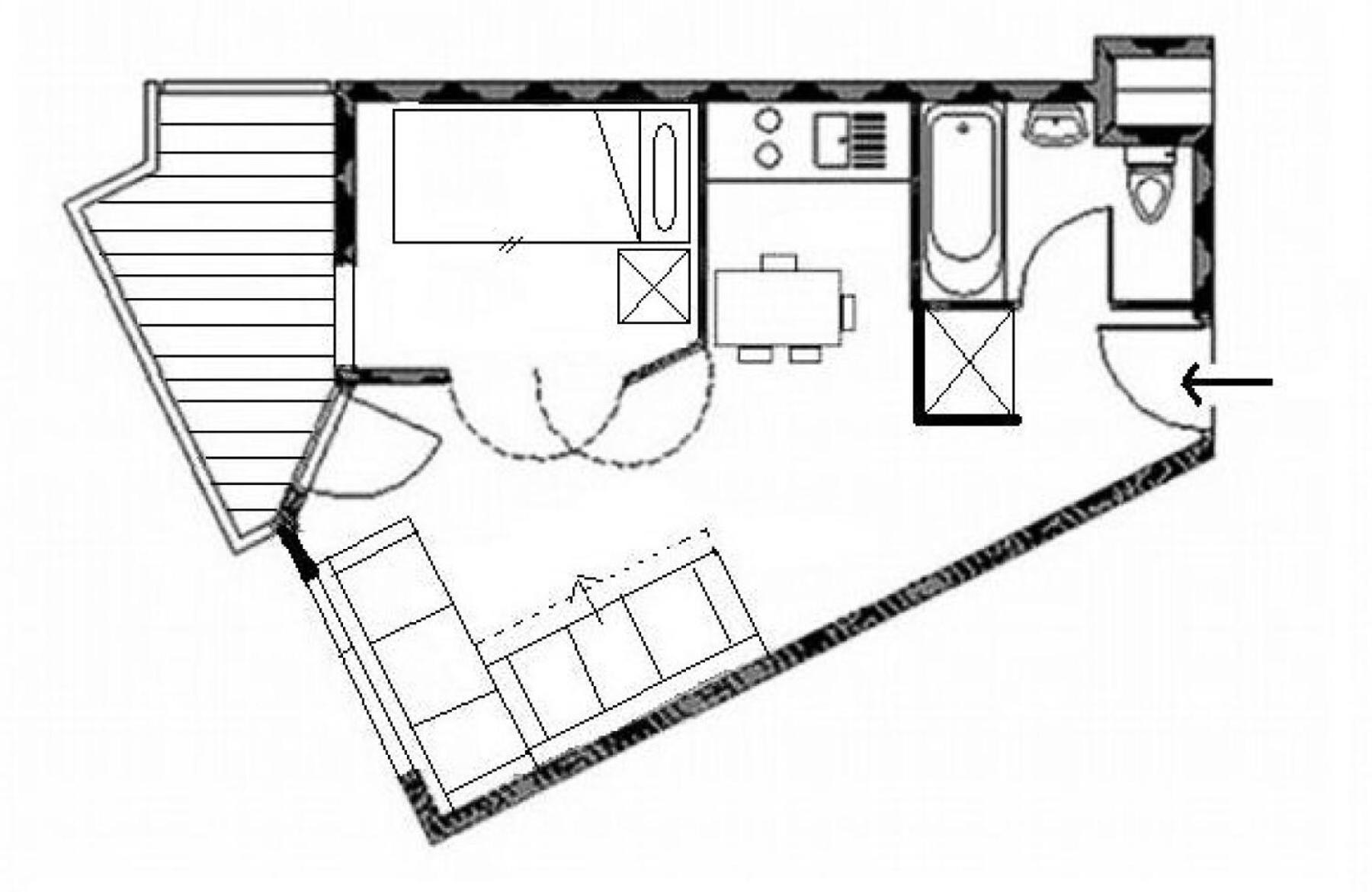 Residence Median - Appartement Lumineux - Proche Des Pistes - Balcon Mae-3124 Saint-Martin-de-Belleville Buitenkant foto